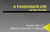 Living a passionate life for God