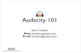 Audacity 101 Slides