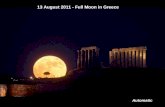 Full moon in Greece