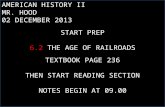 AHTWO: 6.2 THE AGE OF THE RAILROADS