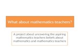 Math teachers - what about math teachers?