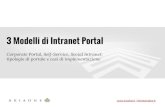 Tre modelli di Intranet Portal