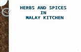 Herbs & Spices Malay Kitchen