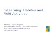 mLearning : Habitus and Field Activities