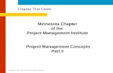 Project Management Concepts II