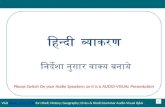 ICSE Class X Hindi Grammar - Nirdeshanusar Vakya banaye