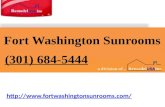 Fort Washington Sunrooms (301) 684-5444