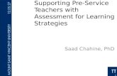 CSSE CERA 2012 Assessment for Learning Saad Chahine