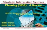 STRATEGIC INFORMATION SYSTEMS PLANNING : A REVIEW