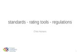Standards, rating tools and regulations