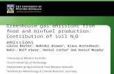 Greenhouse gas emissions from food and biofuel production: Contribution of soil N2O emissions - Louise Barton