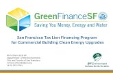 San Francisco Tax Lien Financing Program for Commercial Building Clean Energy Upgrades