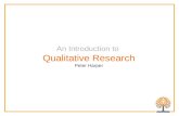 Introduction Qualitative Research - PH