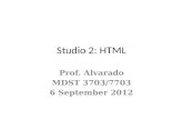 UVA MDST 3703 HTML 2012-09-06