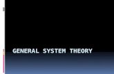 1.2 General System Theory