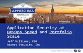 Application Security at DevOps Speed and Portfolio Scale