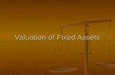 Valuation of fixed assets