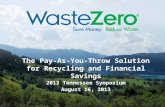 The Pay-As-You-Throw Solution for Recycling and Financial Savings