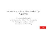A primer on central banking and quantitative easing