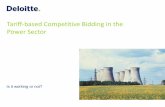 Tariff-based Competitive Bidding in the Power Sector
