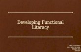 Developing functional literacy
