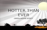 Data Logging on Green House Effect