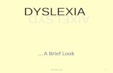 A brief look at dyslexia