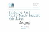 Tips for building fast multi touch enabled web sites
