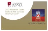 TechMunch Presents: The Presidential Debate 2012 – A Project Management Approach with Tim Brooks