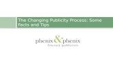 The Changing Publicity Process: Some Facts and Tips