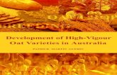 Development of High-Vigour Oat Varieties in Australia