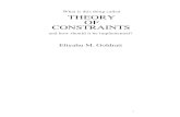 Elyahu Goldratt, Theory of Constraints