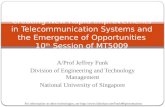 Telecommunication Systems: How is Technology Change Creating New Opportunities in them?