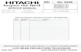 Hitachi Service Manual