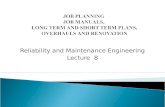 A presentation on job planning job manuals,
