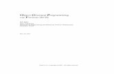 Object Oriented Programming via Fortran 90-95