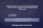 Small Business Use of Facebook for Marketing