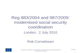 2010 - Reg 883/2004 and 987/2009: modernised social security coordination