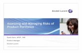 Product Portfolio Risk Management