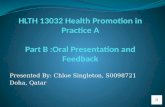 Oral presentation hlth in practice a final version