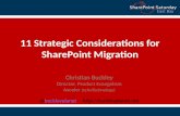 11 Strategic Considerations for SharePoint Migrations