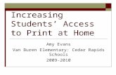 Increasing students’ access to print at home