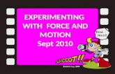 Motion & force experiments