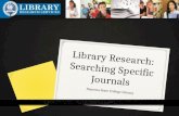 New interface libguide searching specific journals