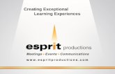 Creating Exceptional Learning Experiences
