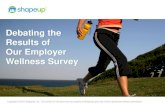 ShapeUp's Employer Wellness Survey Results