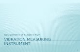 Vibration Measuring Instrument