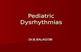 Pediatric dysrhythmias
