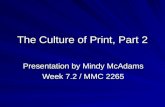 The Culture of Print - Part 2