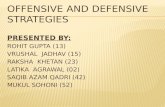 Offensive Defensive Strategies